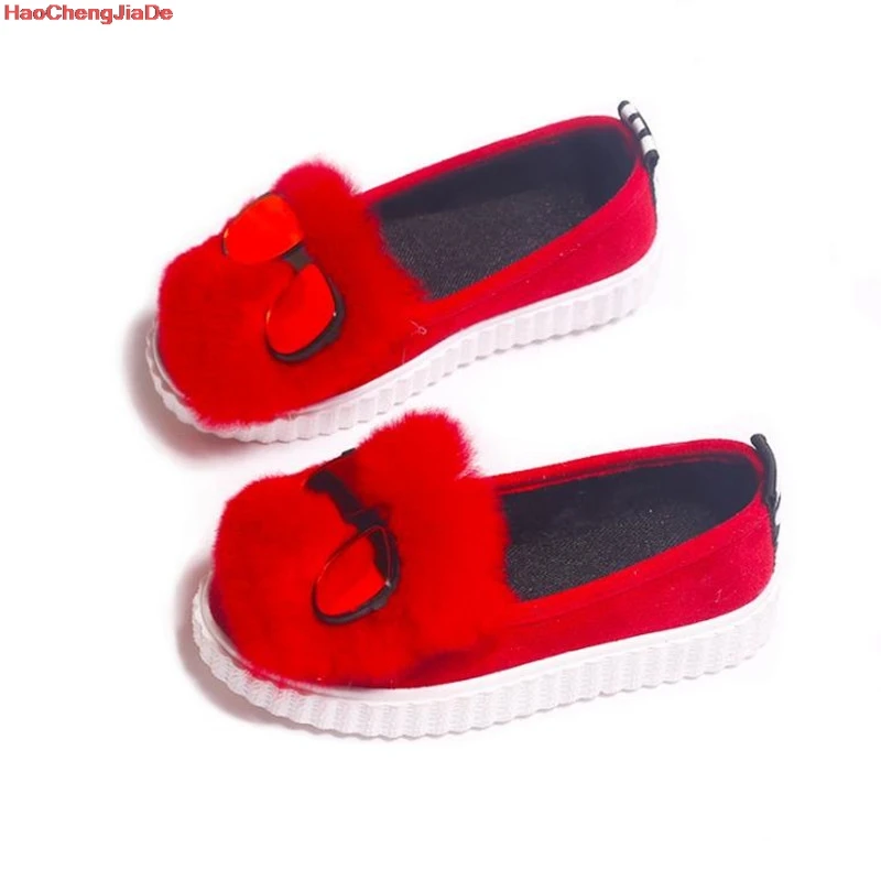 Autumn Winter Kids Shoes Baby Boys Girls Children's Casual Warm Sneakers Breathable Soft Running Sports Shoes Size 26-30