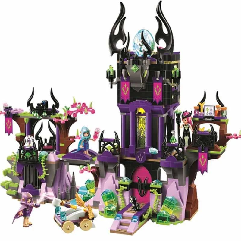 

10551 1023pcs Elves Ragana Shadow Castle Girl Friends Fairy Bela Compatible With Legoinglys 41180 Building Block Bricks Toy