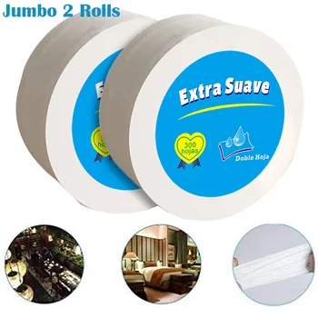 

Jumbo Roll Toilet Paper 3-Layer Native Wood Soft Toilet Paper Pulp Home Rolling Paper Strong Water Absorption toliet paper