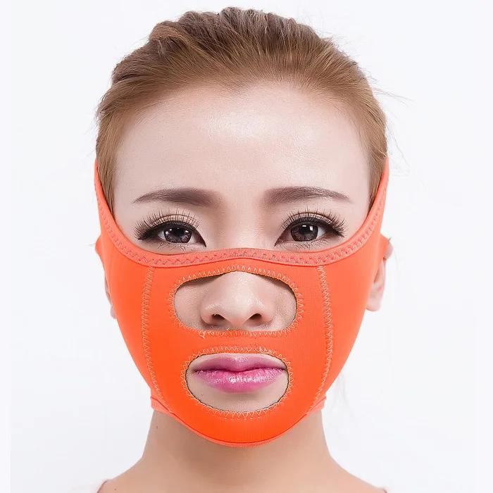 Face belt Новая газовая суперзарядка инструменты для подтяжки лица Тонкая Повязка для лица пояс для похудения лица тонкий массажер двойной подбородок кожи пояс для похудения - Цвет: Face belt