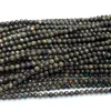 Veemake Black Opal DIY Natural Necklace Bracelets Earrings Ring Faceted Small Round Women's Beads For Jewelry Making 06764 2