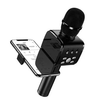 

Wireless Microphone Bluetooth live microphone with bracket sound card condenser mobile phone Factory direct sales