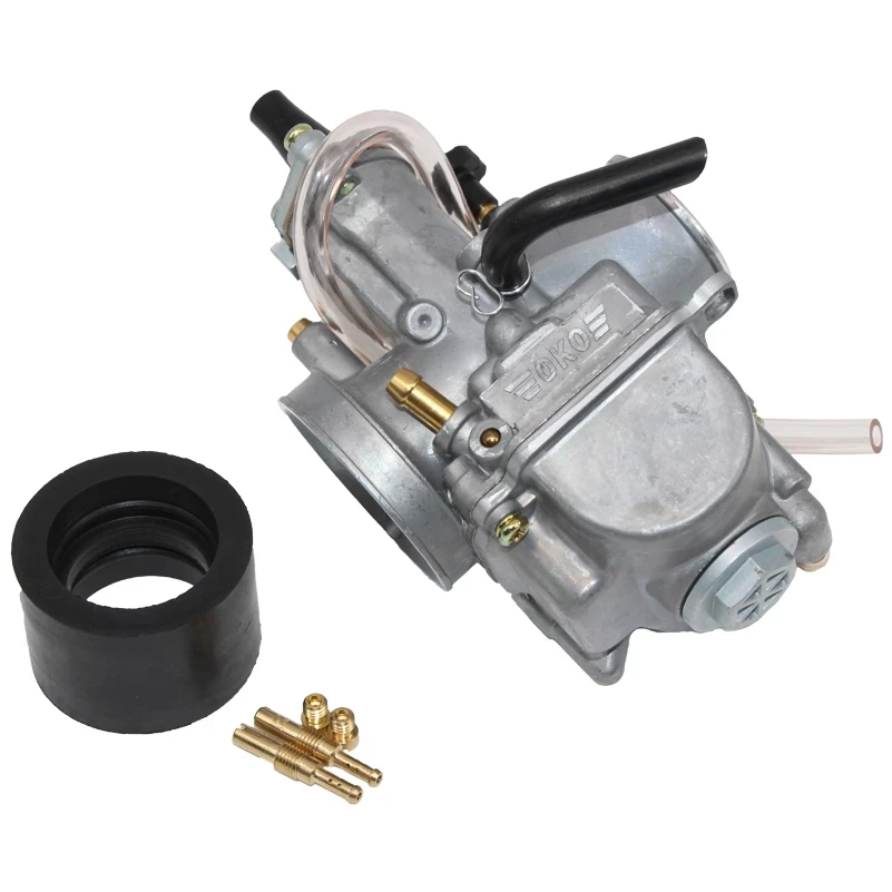 Universal Motorcycle Carburetor KOSO 28 30 32 34mm With Power Jet For 125cc 250cc Racing Moto Pit bike Dirt bike