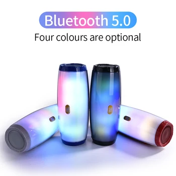 

Bluetooth Shower wireless Speaker LED Portable Column waterproof Bluetooth Subwoofer Bass Stereo Music Center with FM Radio USB