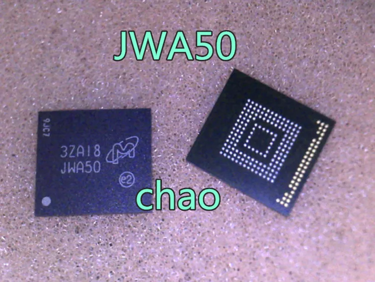 

5pcs/lot EMMC4G JWA50 JWA5O MTFC4GMCAM-1M WT