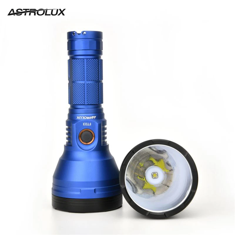 US $51.39 Astrolux FT03 XHP502 4300lm 735m TypeC Rechargeable LED Flashlight Black Tactical Ring 18650 Lantern Lamp Torch Spotlight