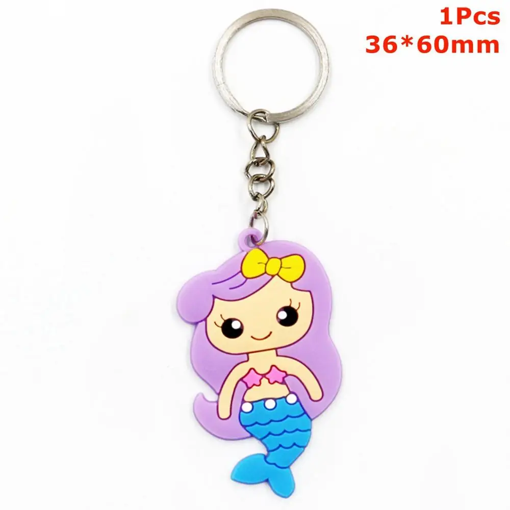 Mermaid Keychain 19 Taoup Золотая Звезда Русалочка браслет на день рождения вечерние декоры для девочек Babyshower Русалка Вечерние подарки для подростков подвески из раковин - Цвет: Mermaid Keychain 19