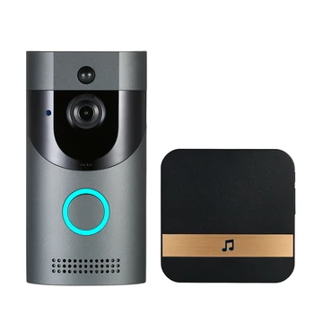 

Waterproof IR Night Vision Function Security Camera Bell Full Video Doorbell Wireless Smart Remote Video Doorbell for Phone