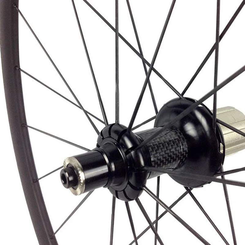 Набор колес для карбонового дорожного велосипеда профиль 35/38/45/50/55/75 мм с внутренним для бескамерных 700C велосипедных колес с прямой тягой R36 ступицы