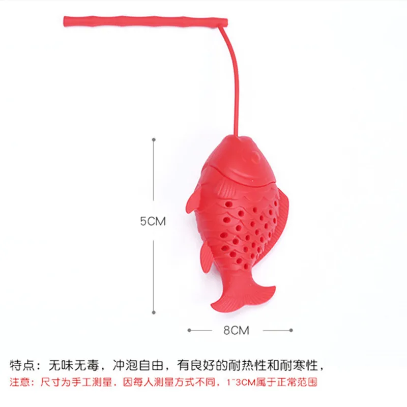 Симпатичные рыбы чай заварки диффузор пищевой силиконовые Травяные специи ситечко для чая фильтр в форме рыбы чай мяч аксессуары
