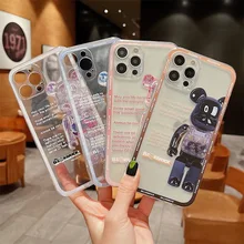 

Cartoon Silicone Clear Phone Case For iPhone 13 11 7 XR Case Soft Back Cover For iPhone 11 12 13 Pro XS Max X 8 7 6 6s Plus Case