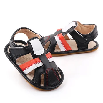 

Color Stitching Toddler Infant Newborn Kids Baby Boys PU Soft Sole Crib Sneakers Sandals Shoes Fashion Baby Shoes 2020