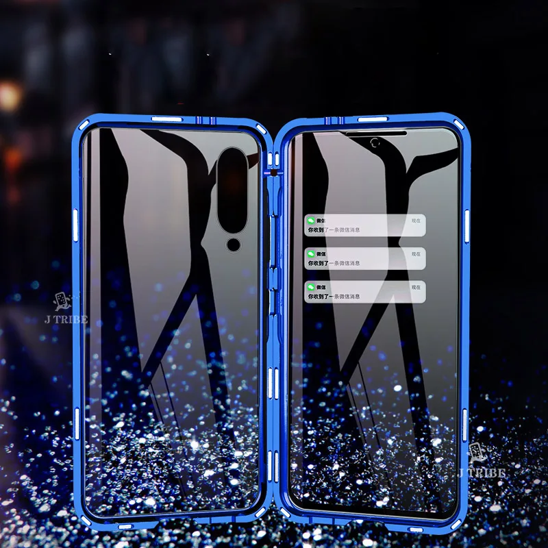 Роскошный стеклянный Магнитный чехол для всего тела для Xiaomi CC9 металлический бампер из закаленного стекла задняя крышка для Xiaomi cc9 cc9e чехол