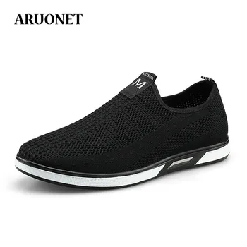 

ARUONET Luxury Product Breathable Light Chic Men Shoes Comfortable Men Trainers British Style Mens Shoes Sapatos Masculino