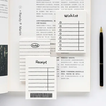 

50pcs/pack Weekly Memo Pad Bookmarks Creative Cute Sticky Notes index for Planner Stationery School Supplies Paper Stickers