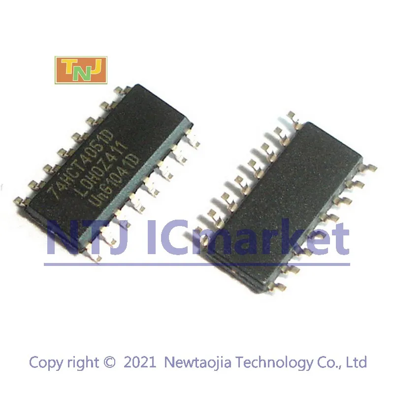 10 PCS 74HCT4051D SOP-16 74HCT4051 8-channel analog multiplexer/demultiplexer | Электронные компоненты и