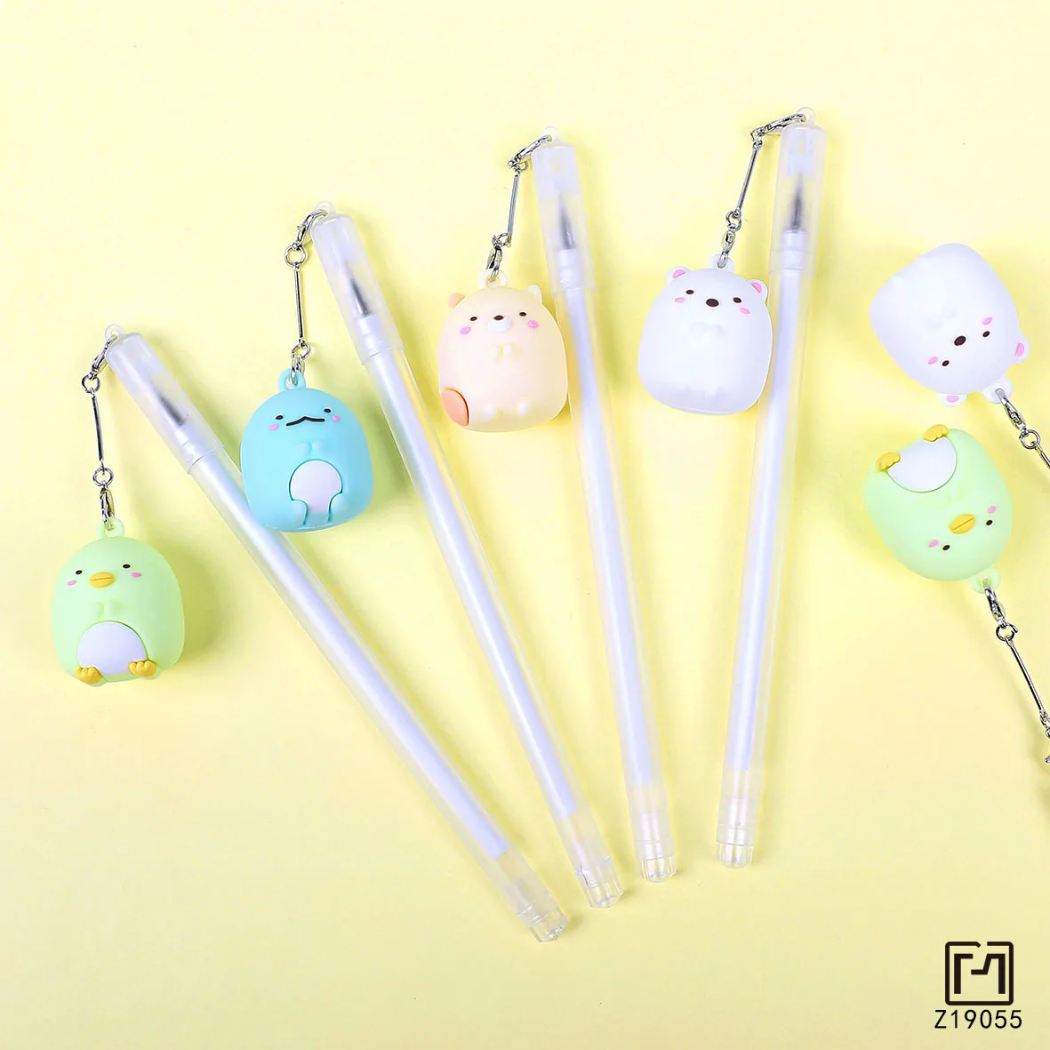 Гелевая ручка с подвеской Sumikko Gurashi 2 шт./лот Милая Черная нейтральная 0 5 мм