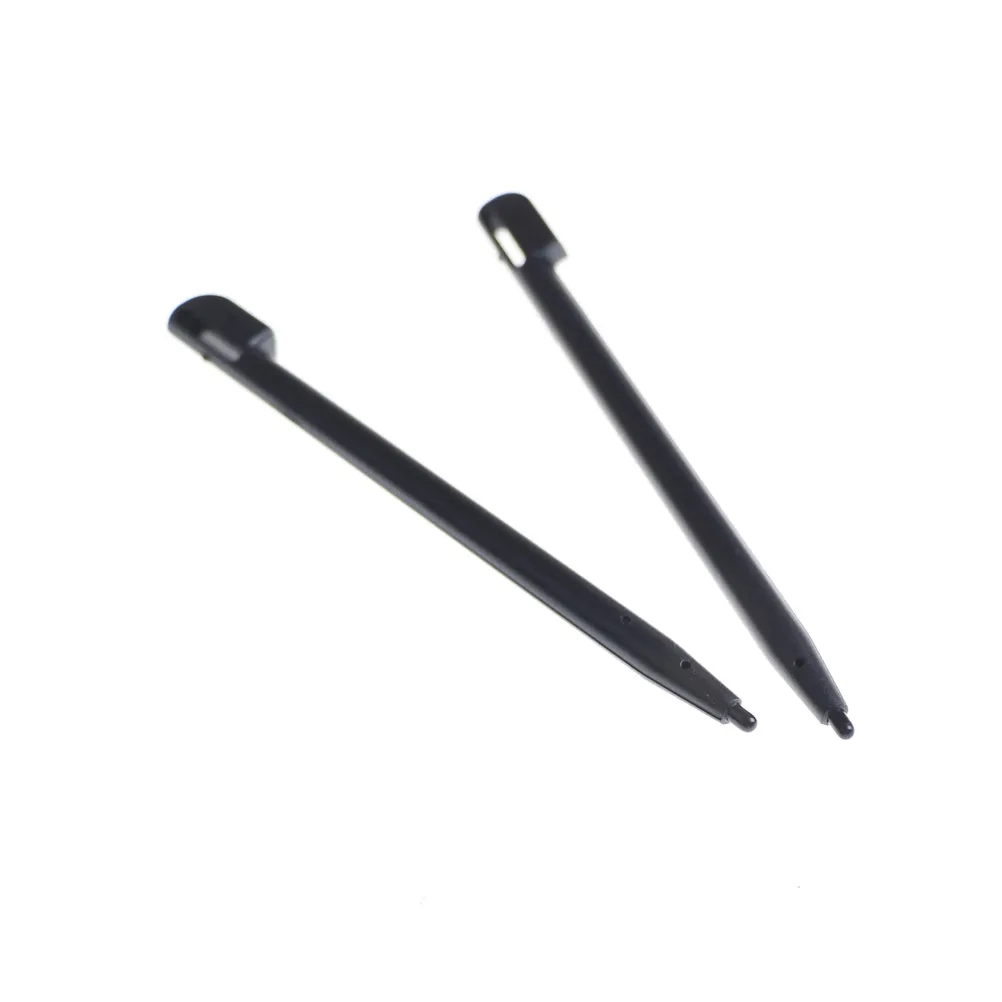 10 шт./партия, черный пластиковый стилус для сенсорного экрана, ручка для планшета 3DS XL LL Stylus