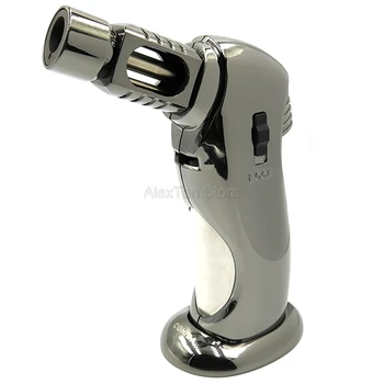 

COHIBA Creative Metal Flame Torch Windproof Lighters Professional Cigar Cigarette Refillable Lighter With Gift Box