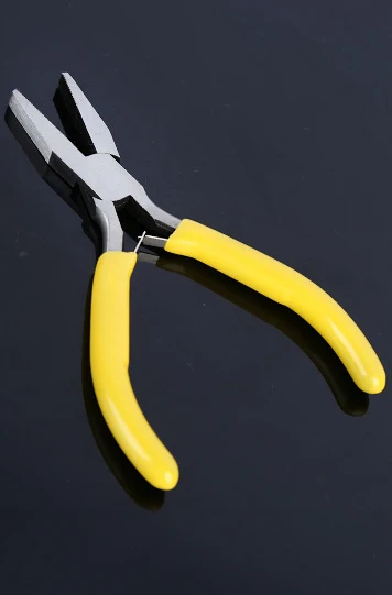 Wire pliers Игла оптом-плоскогубцы 5-дюймовый мини DIY Аксессуары Ювелирные изделия с бусинами; небольшие Ручные плоскогубцы ручной инструмент - Цвет: Wire pliers