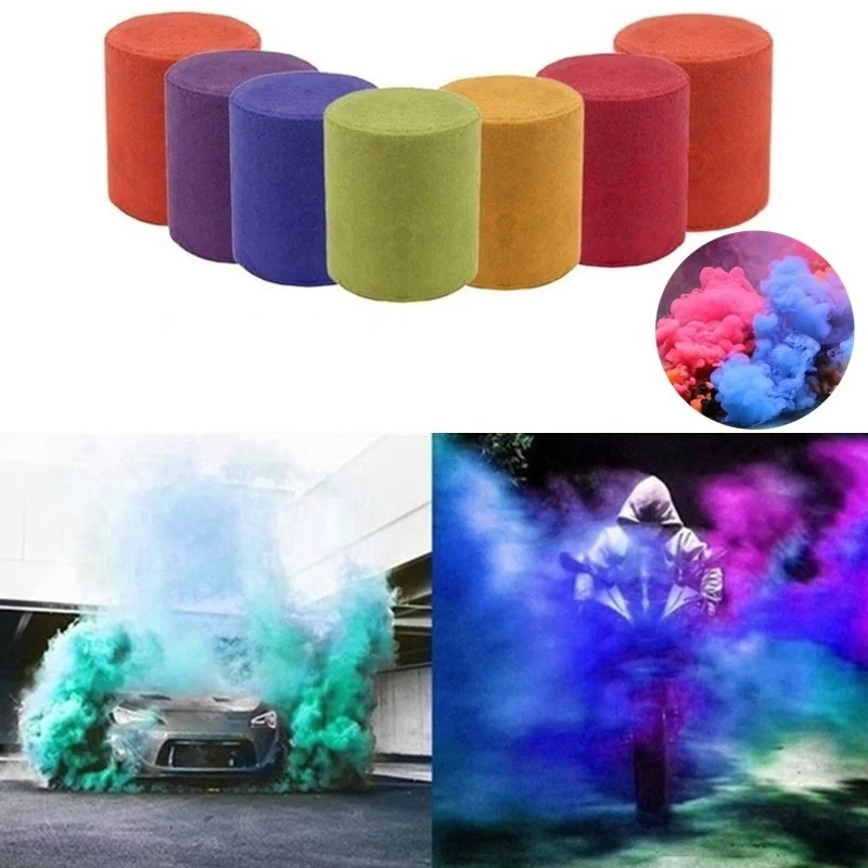 

Colorful Smoke Fog Cake Smoke Effect Show Round Bomb Photography Aid DIY Toy Gifts Birthday Party Halloween supplies