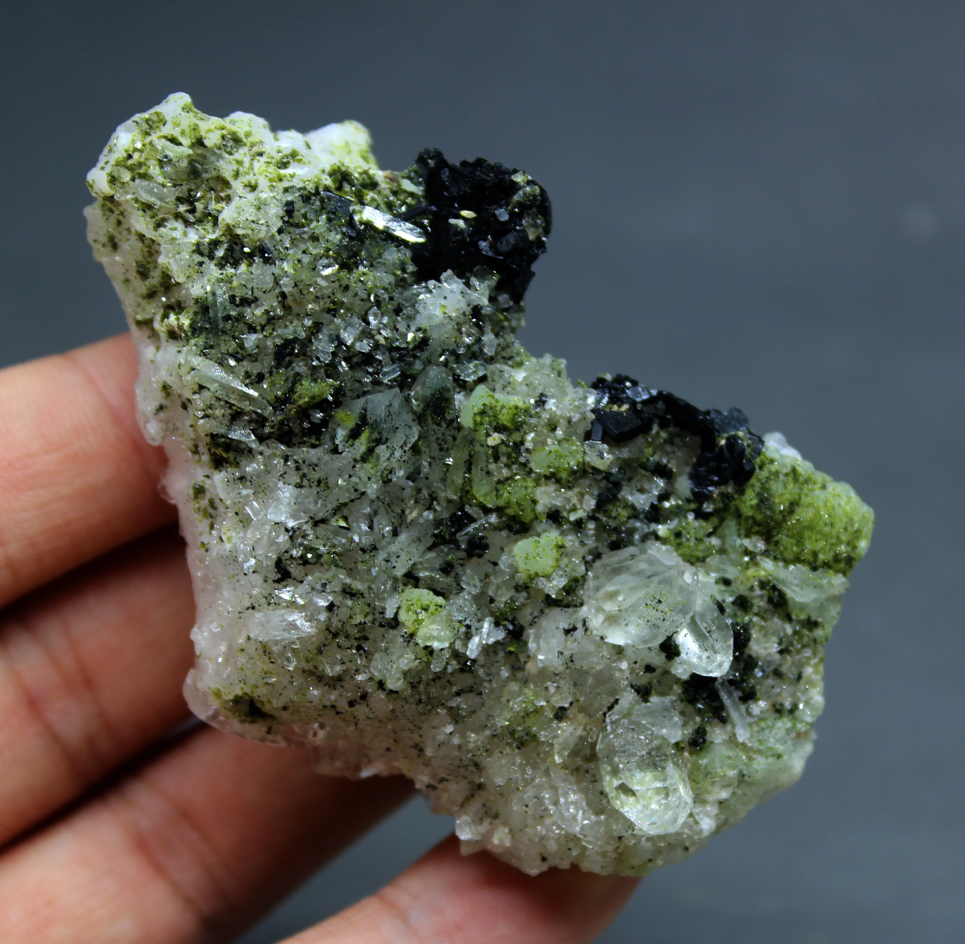 

70g Natural Prehnite and White Crystal Symbiotic Mineral Specimens stones and crystals healing crystals quartz gemstones