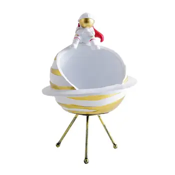 

1pc Astronaut Statue Cartoon Resin Lovely Astronaut Adornment