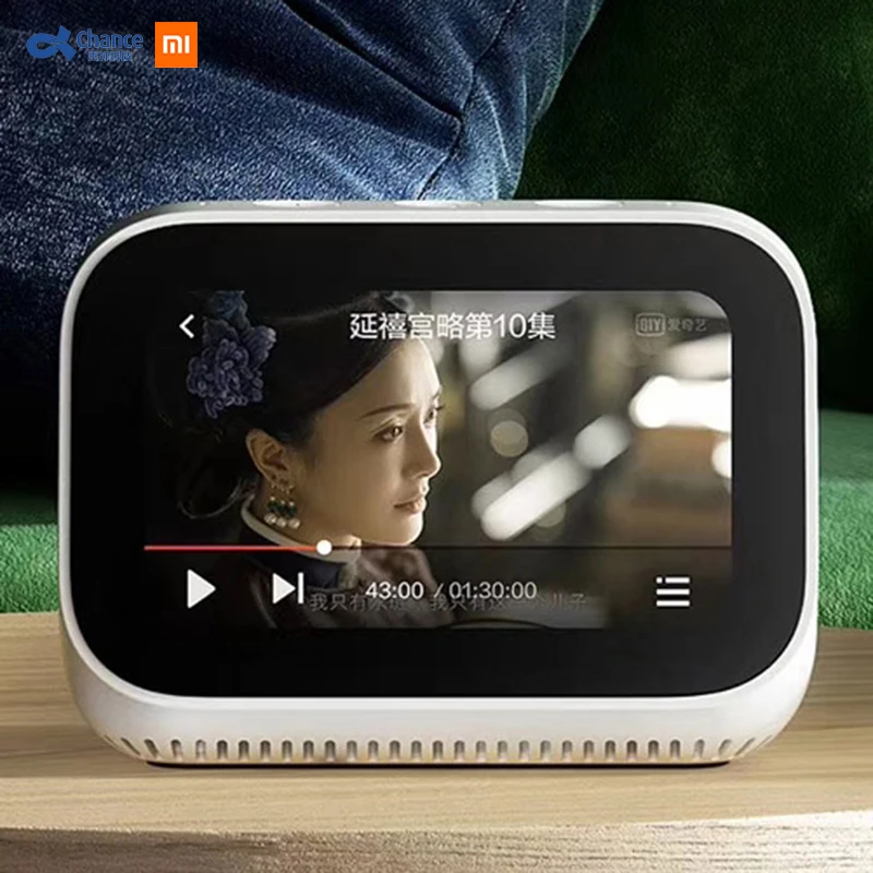 Оригинальный Xiaomi AI динамик с сенсорным экраном Bluetooth 5 0 цифровой дисплей