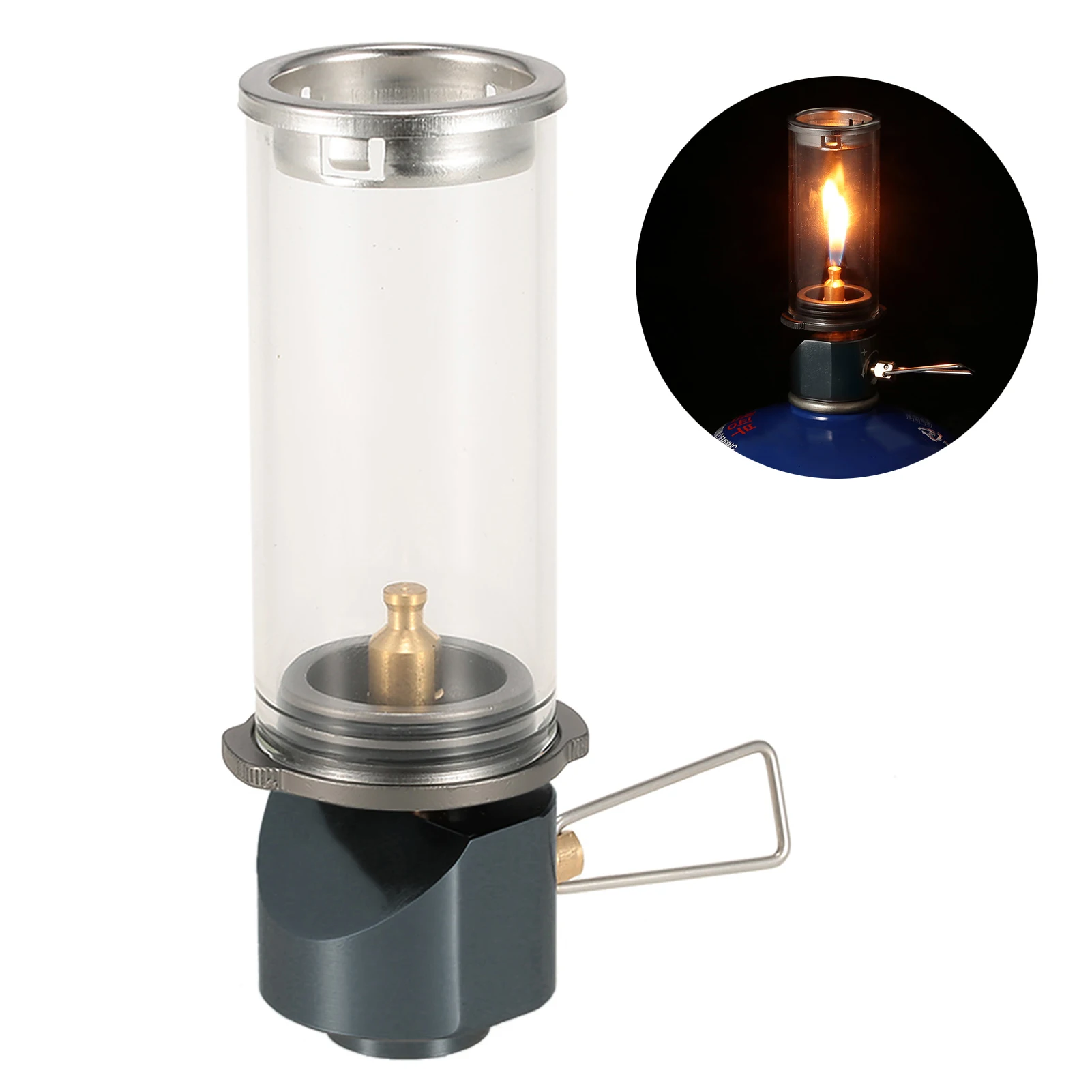 Lamp Light Butane Gas Light Lantern Outdoor Use Only for Picnic Self