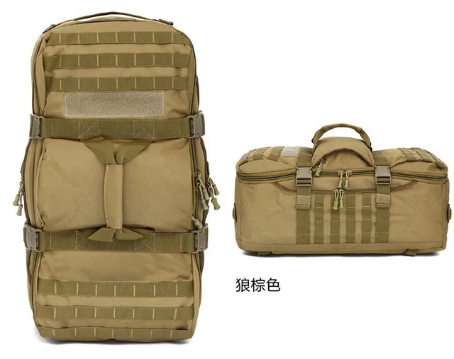 75L нейлон 900D большой многоцелевой Спорт на открытом воздухе тактический рюкзак Кемпинг Туризм альпинистский рюкзак для альпинизма спортивная сумка - Цвет: TAN