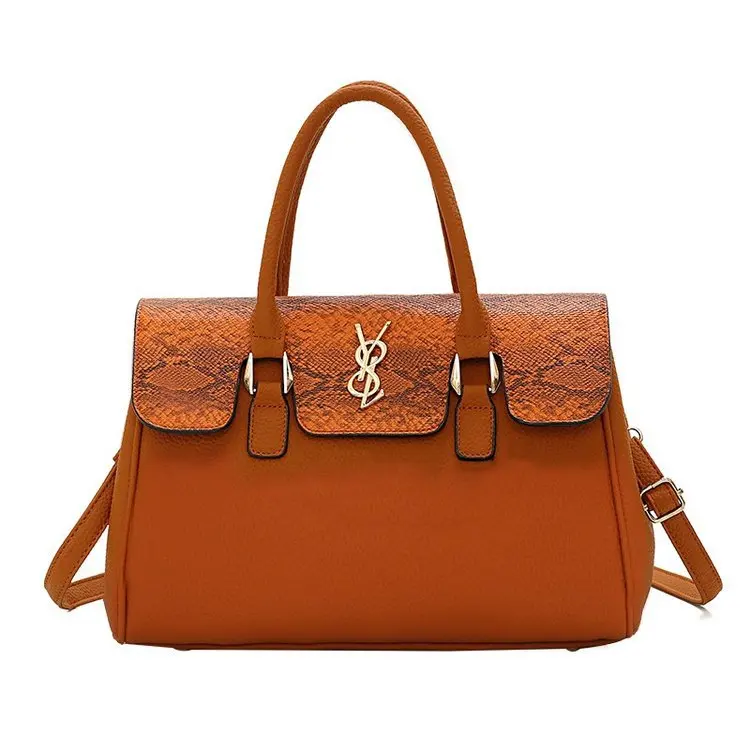 

New Style Elegant Simple Fashion Snakeskin Shoulder Cross-body Hand Picture Two Piece Set WOMEN'S Bag