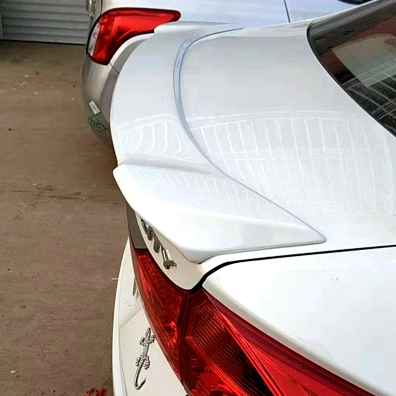 Для Honda City задний спойлер высокого качества ABS Материал грунтовка цвет украшение в виде хвостового крыла спойлер багажника для Honda City