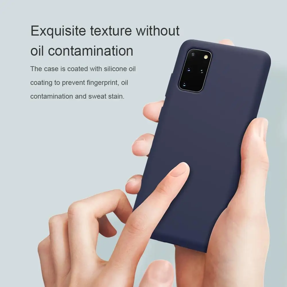 NILLKIN Liquid Silicone Case For Samsung Galaxy S20 /S20 Plus /S20 Ultra Anti-fingerprint soft Back cover shockproof case NILLKIN Liquid Silicone Case For Samsung Galaxy S20 /S20 Plus /S20 Ultra Anti-fingerprint soft Back cover shockproof case