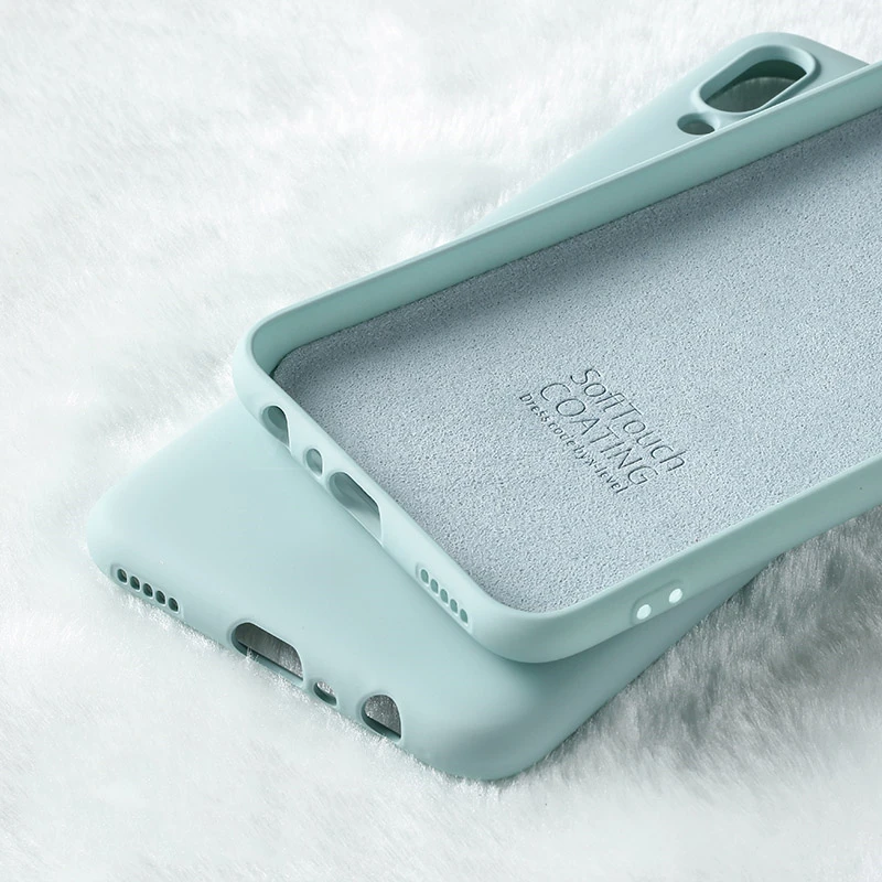Для HUAWEI Y9 Prime Мягкий силиконовый чехол для телефона Гладкий приятный цвет свежий чехол для телефона для Y9 ударопрочный Тонкий чехол - Color: Blue