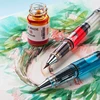 Chinese Transparent Beauty Calligraphy Ink Brush Pen Water Brush Refillable Ink Pen Art Supplies Writing Signature Tools Gift 1