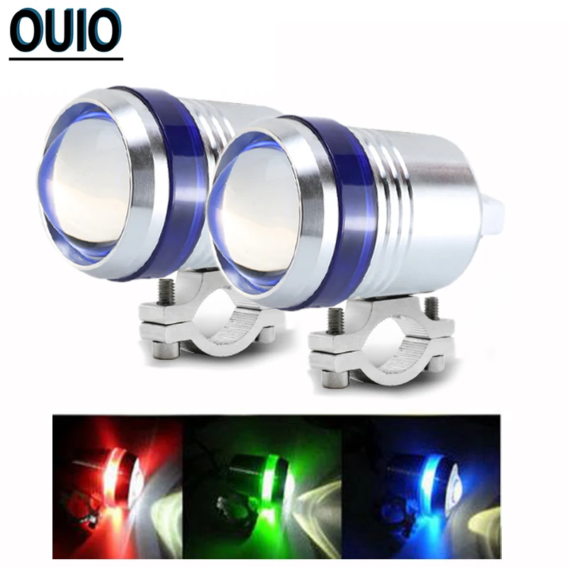 

U3 Motorcycle Headlight LED Motorcycles Headlamp Super Bright Working Motorbike Fog Lamp 1600LM Scooters 12V Moto Single Lights