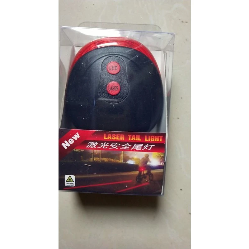 Bicycle light Laser Taillight T3 Security Caution Lamp A Mountain Country Ride Luggage Prepare 5led Circular Flying Saucer