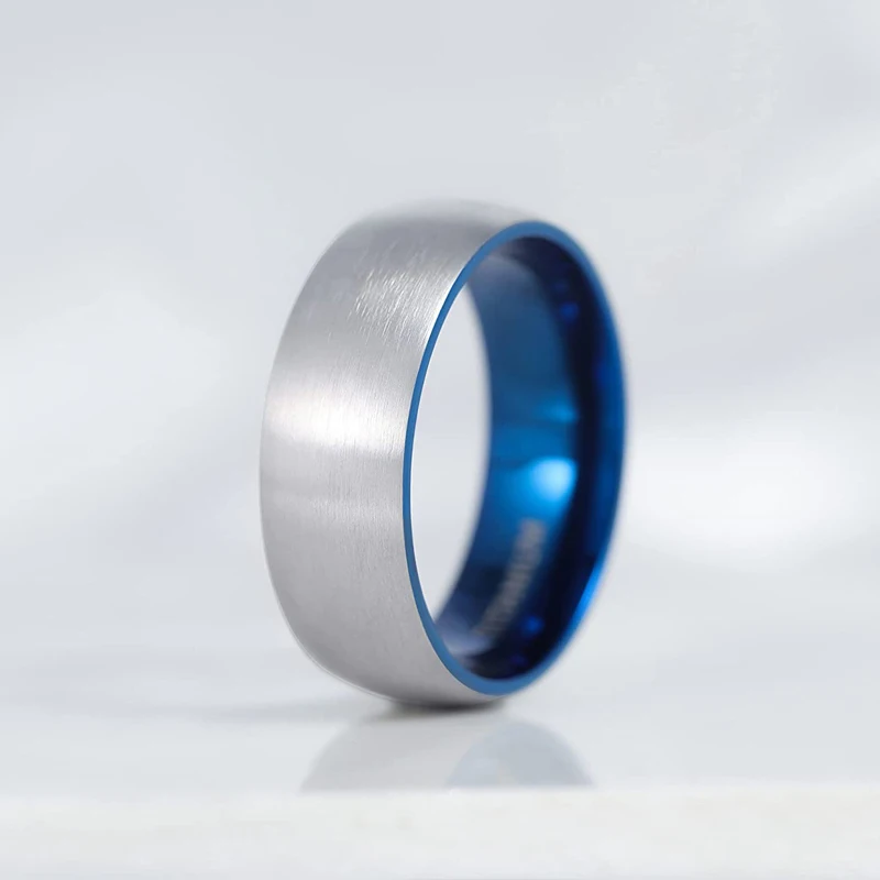 Men's Titanium Ring Classic Engagement Wedding Bands Unisex