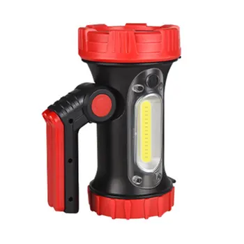 

Super Bright LED Spotlight Ultra Bright Flashlight with USB Power Charger 6 Levels Brightness Adjustable Tactical Torch Zoom
