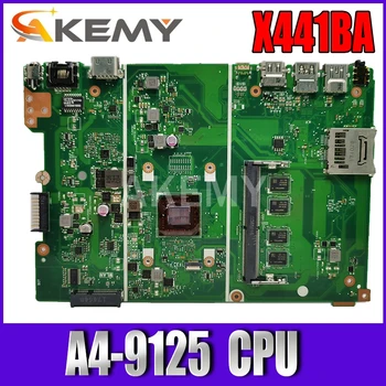 

Akemy For ASUS X441BA Laotop Mainboard X441B X441BA Motherboard with A4-9125 CPU 4G RAM