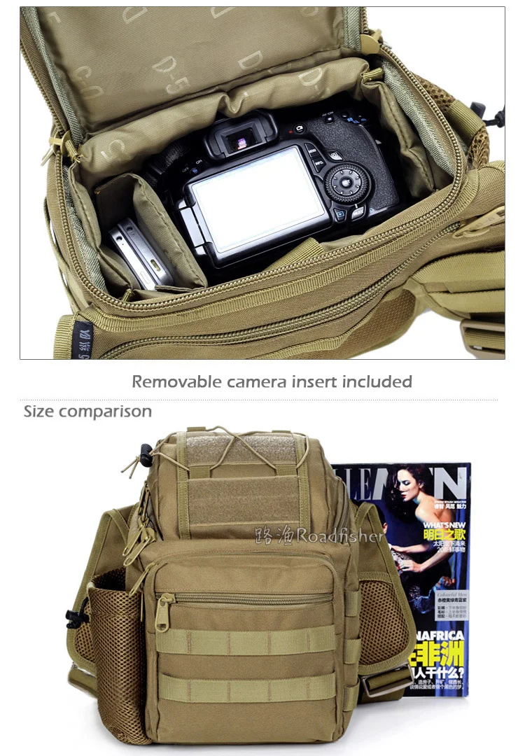Canvas camera bag D5-2013-10