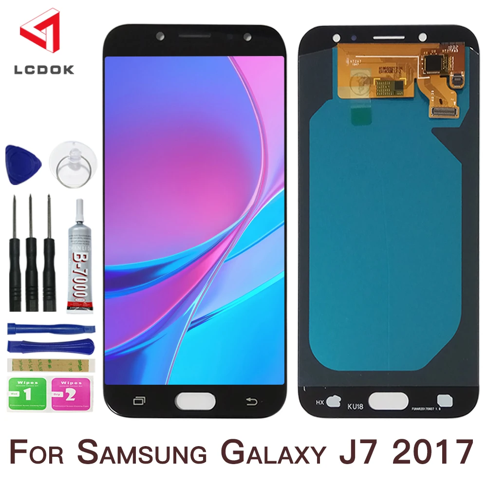 J7 2017 TFT AMOLED J730 lcd для samsung Galaxy Pro J730F дисплей сенсорный экран замена дигитайзер