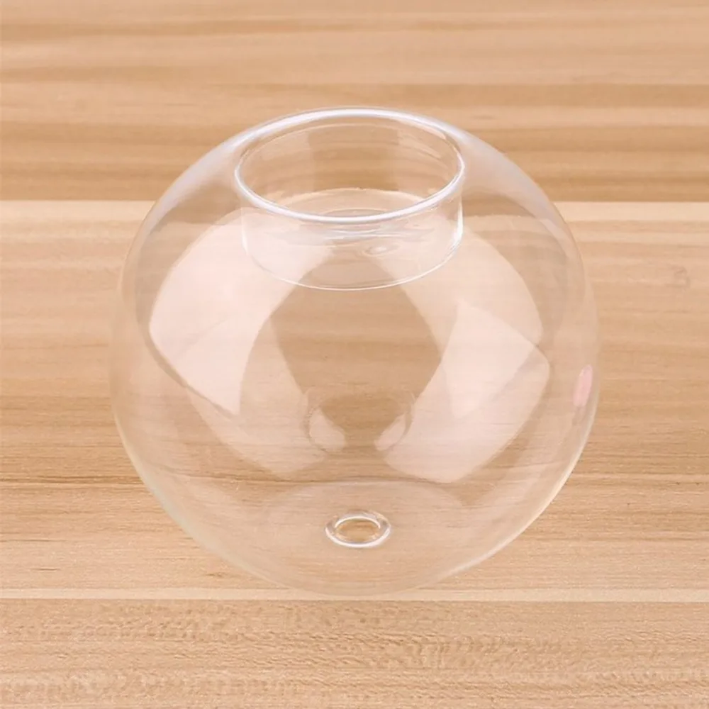 8 см/10 см/12 см прозрачный круглый полый жаростойкий стеклянный подсвечник свадебный прекрасный подсвечник столовая украшение дома