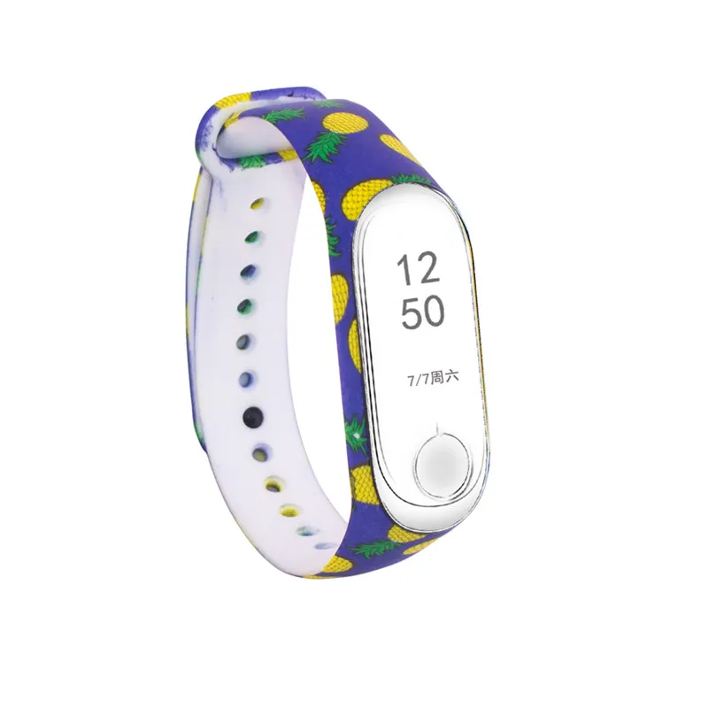 Colorful Mi Band 4 replacement bracelet for Xiaomi mi band 3 silicone sports Wriststrap for Xiaomi Mi band 4 3 Smart Accessories