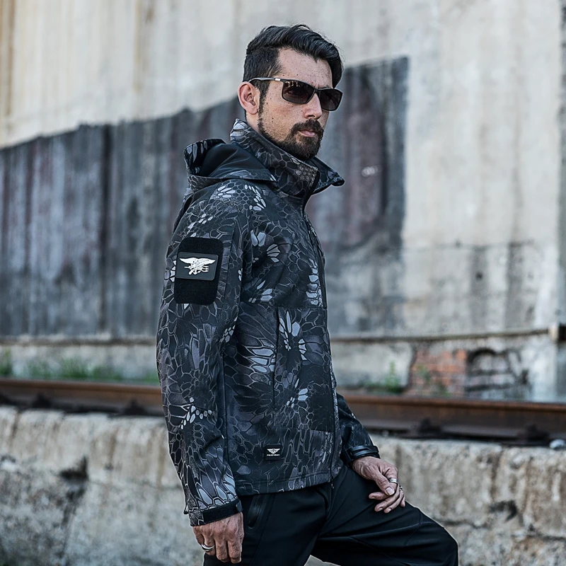 Тактические Куртки TAD Softshell Shark Skin для активного отдыха охоты кемпинга походов