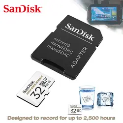 SanDisk высокая выносливость карты памяти 256 ГБ 128 Гб 64 Гб microSDXC cartao de memoria microSD 32 Гб C10 V30 U3 4K Беззаботная запись