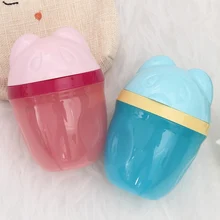 Портативный пластиковый ящик для кормления ребенка, дозатор порошка, контейнер с мультяшным медведем, детское питание для хранения