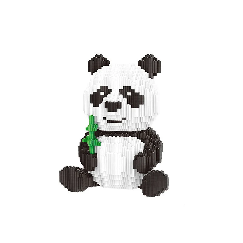 Panda Diamond Mini Building Blocks DIY Figures Brick Creative Toys for Children Stacking | Игрушки и хобби