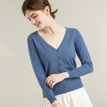 

knitting cardigan women short spring autumn thin jacket full sleeves outerwear fashion girls blouses outerwear pashmina