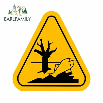 

EARLFAMILY 13cm x 12.6cm for Sign of Poisonsous Dead Fish Fine Decal Vinyl Car Sticker Fashion Scratch-proof Stickers